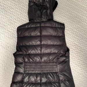 Reversible Hooded Outdoor Vest with Faux Fur